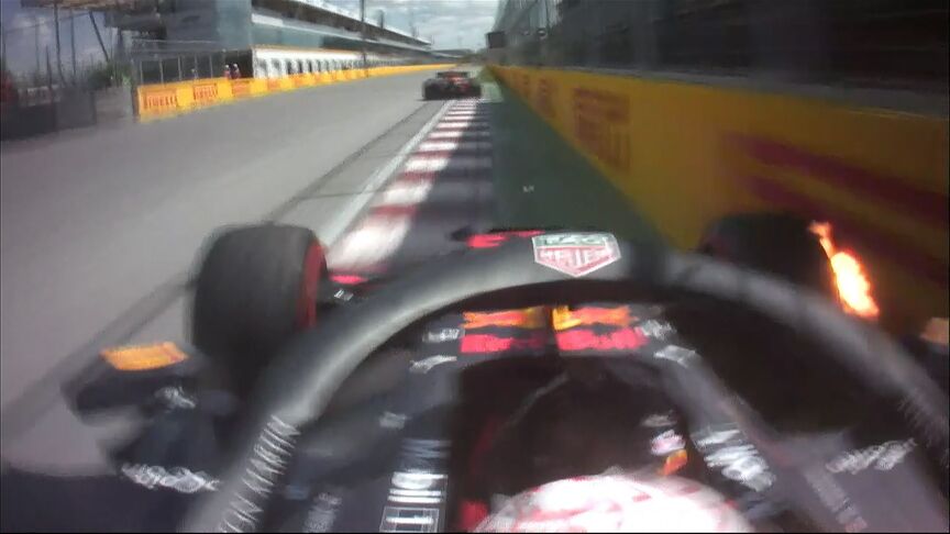 FP2: Sparks fly as Verstappen touches Wall of Champions