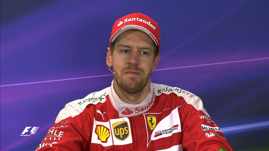 Sebastian Vettel interview nach dem Rennen in Australien