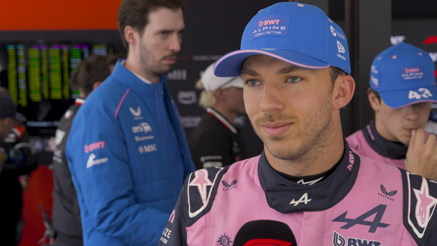 Alpine 'just too slow' in the Sprint says Gasly