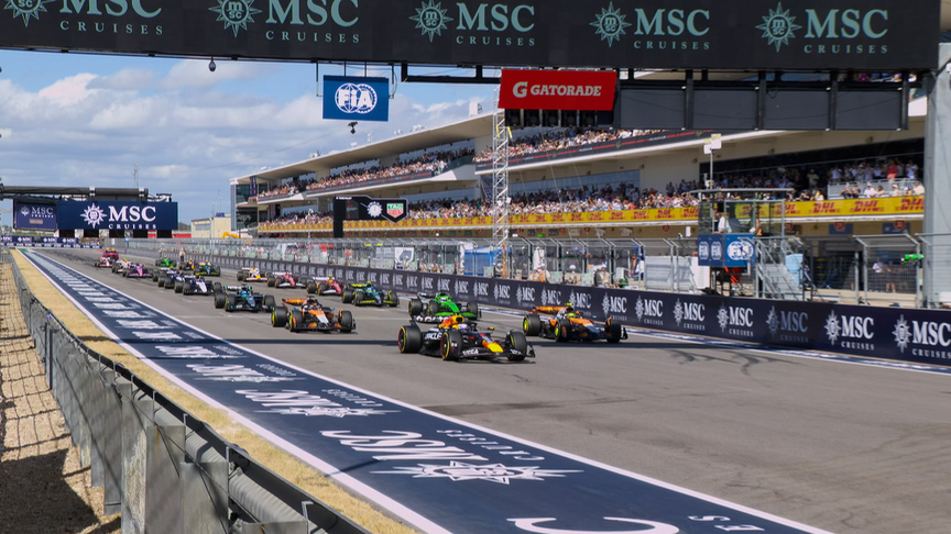 2025 United States GP Sprint: Norris and Piastri out on Lap 1 after contact at Turn 1