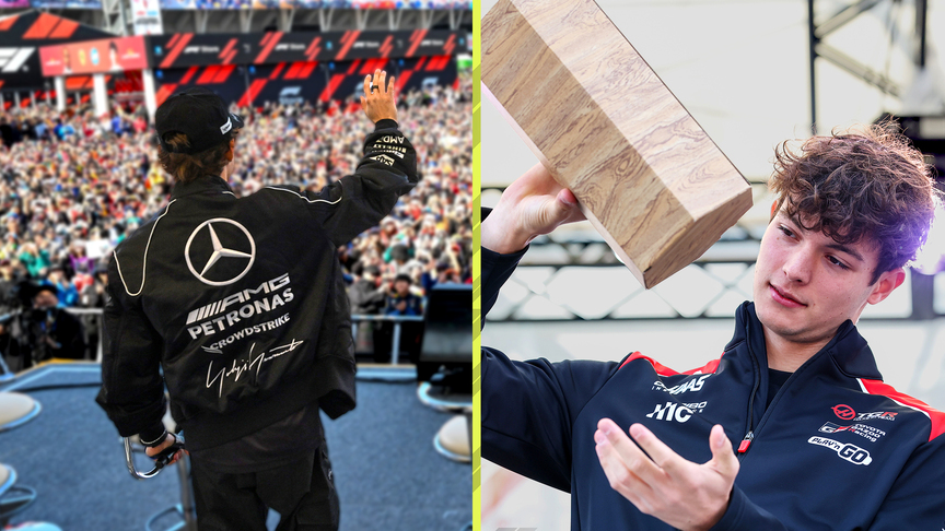 Fan Forum: Ferrari, Mercedes, Alpine, Red Bull, Haas, &  Aston Martin on the fan stage in Japan.