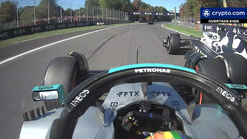 Lewis Hamilton - 2022 Italian Grand Prix | Crypto.com Overtake King