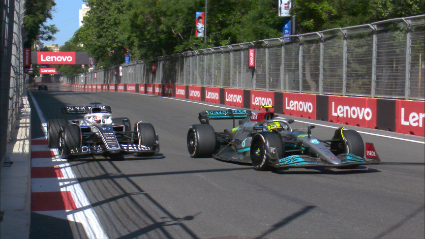 2022 Azerbaijan Grand Prix: Hamilton gets past defending Gasly