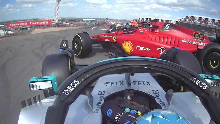 2022 United States Grand Prix: Best race start onboards