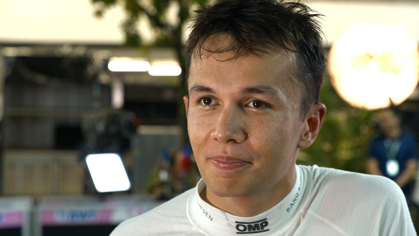 Alexander Albon: Singapore GP crash was 'my mistake'