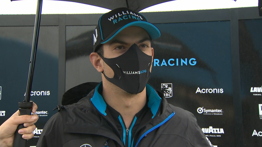 Nicholas Latifi 'optimistic' about mixed conditions in Hungary