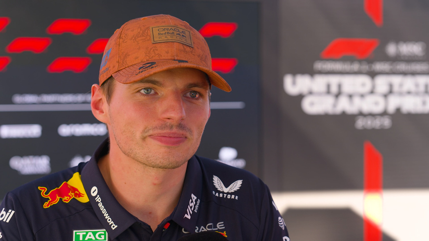 'Not ideal... but luckily it didn't matter' - Polesitter Verstappen on only getting a single run in Austin Q3