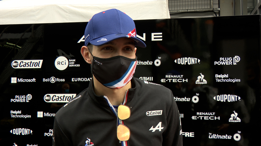 Esteban Ocon: Car 'felt a little bit better' one week on from Styrian GP 