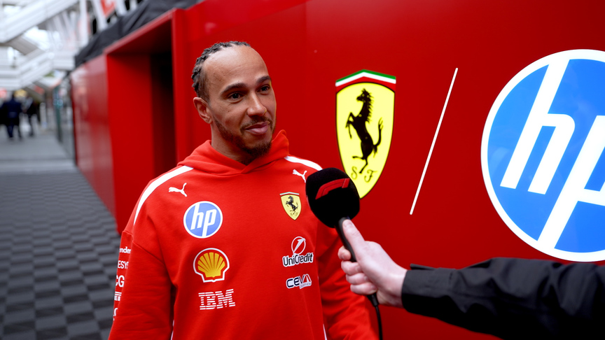 'Nice to get out in the dry' - Hamilton on first long dry run in the SF-26