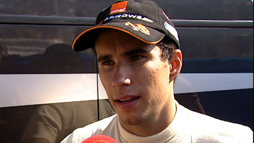 Bernoldi battles with Coulthard on the streets of Monaco