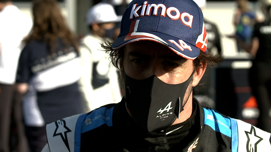 Alonso feels red flags made getting rhythm 'difficult' but there is 'more potential' in car