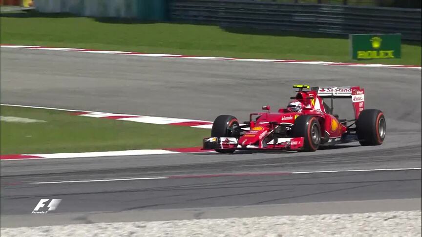 Turn analysis in Malaysia as chosen by Sergio Perez