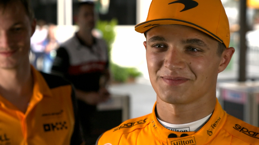 Lando Norris: McLaren 'unlucky with positioning' in Azerbaijan GP qualifying