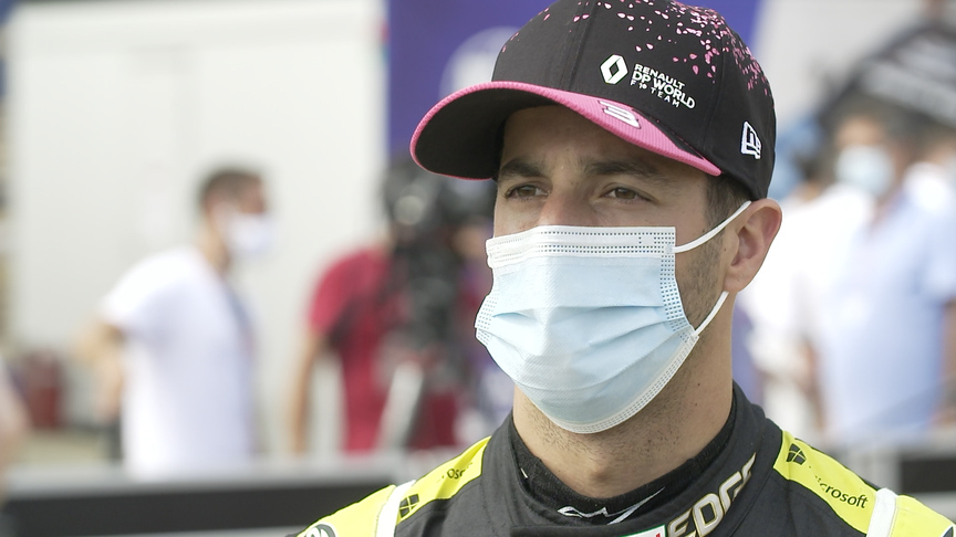 Excited Ricciardo says 'top five is awesome'