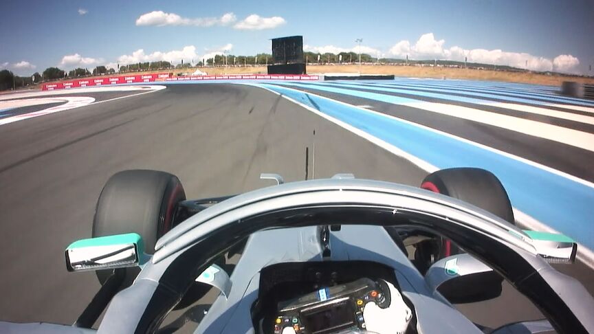 ONBOARD: Lewis Hamilton’s France Pirelli pole position lap