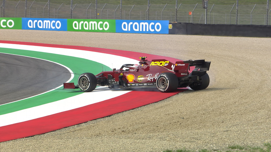 2020 Tuscan GP FP2: Leclerc spins out at Correntiao
