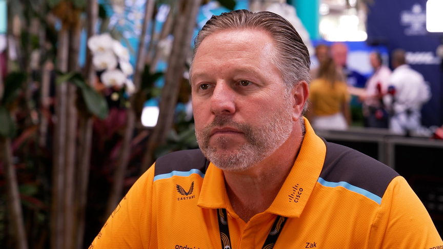 ‘He reminds me of Lando’ – McLaren boss Brown delighted with Piastri’s start to life in F1