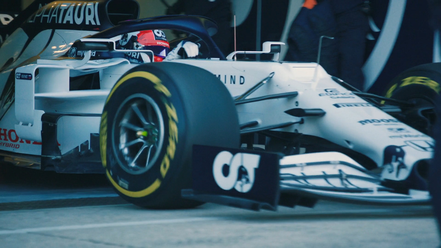 AlphaTauri shakedown 2020 car