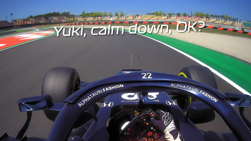 2021 Spanish GP FP3: Engineer tells Tsunoda to ‘calm down’