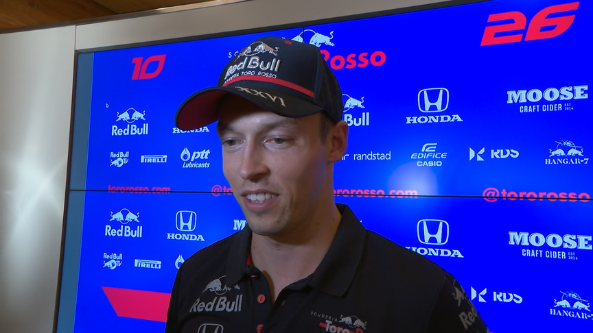 Daniil Kvyat: A productive day back in the car