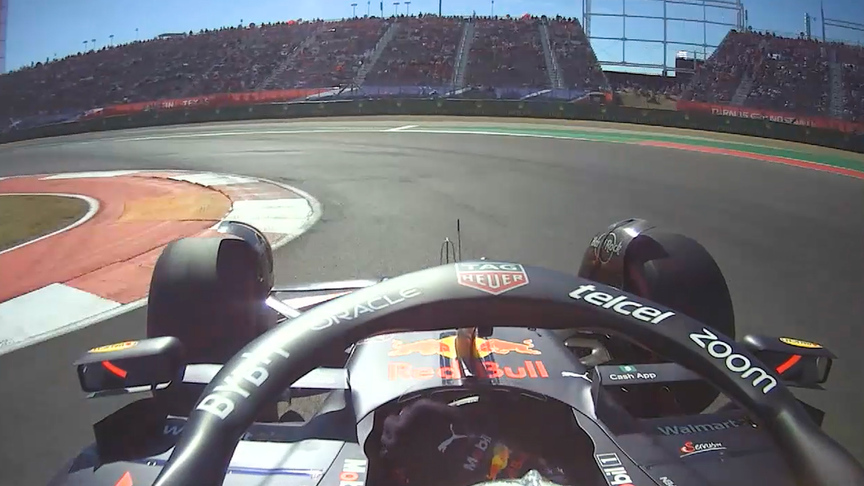 2022 United States GP FP3: Onboard for Max Verstappen’s fastest lap