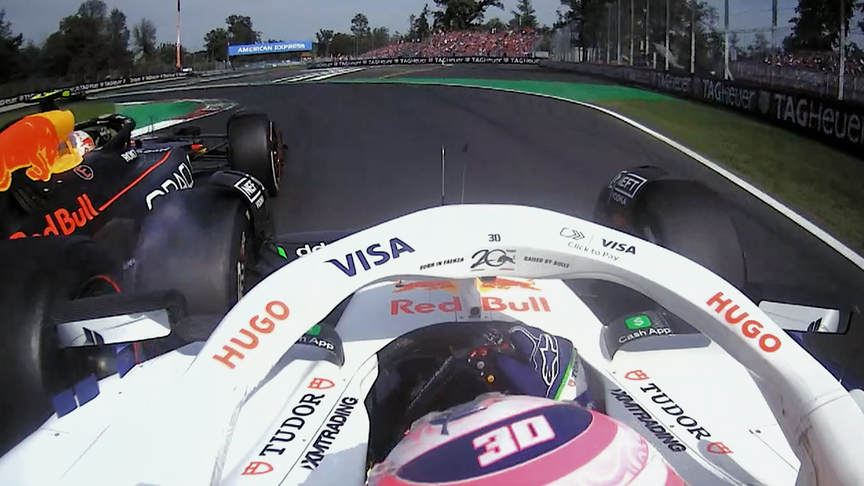 2025 Italian Grand Prix: Lawson hands a place back to Tsunoda after wheel-to-wheel contact