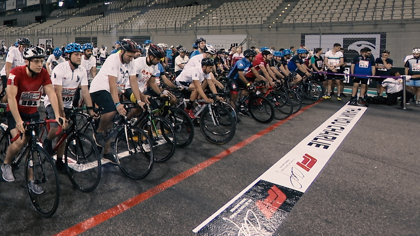 Charlie Whiting Memorial Bike Ride takes place in Abu Dhabi