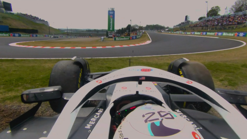 2024 Japanese GP FP3: Early spin for Magnussen in final practice at Suzuka
