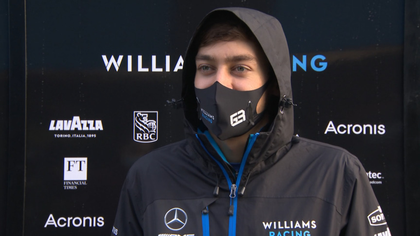 George Russell: Changeable weather means 'exciting prospects' for Saturday