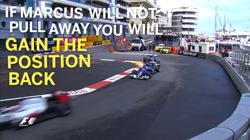 Say what team radio - Monaco 2016 - Nasr and Ericsson squabble