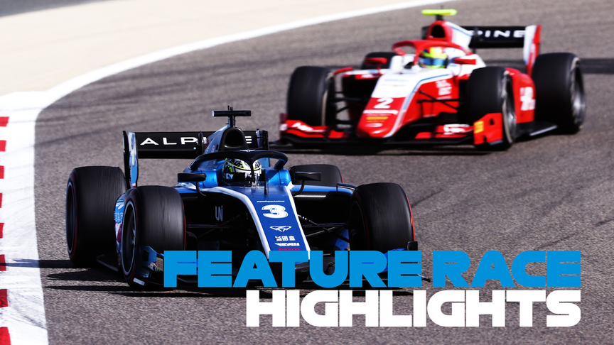 F2 2021 Round 1: Bahrain Grand Prix feature race highlights