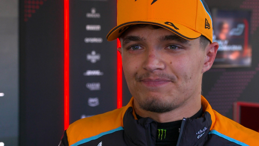 ‘We’re in a good position’ – Norris feeling confident after Friday practice in Imola