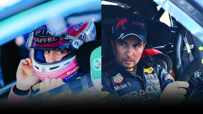 Alonso and Pérez run Australia's Supercars at Albert Park