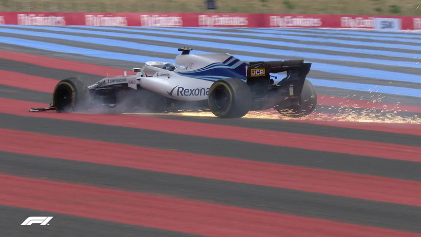 RACE: Tyre blow-out pitches Stroll into retirement