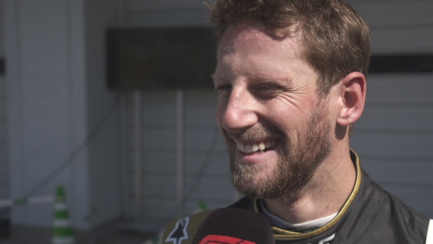Romain Grosjean 'happy to be in the top 10'