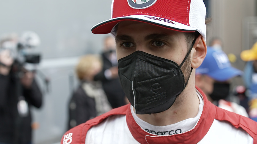 Antonio Giovinazzi: Spray made it 'impossible' to see at Imola race start