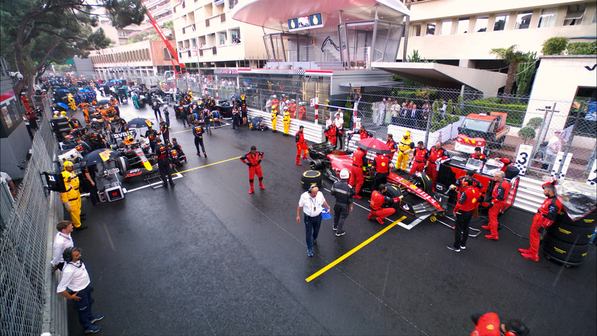 2022 Monaco Grand Prix: Chaos on the grid as rain delays the race start and teams scramble to fit wet tyres