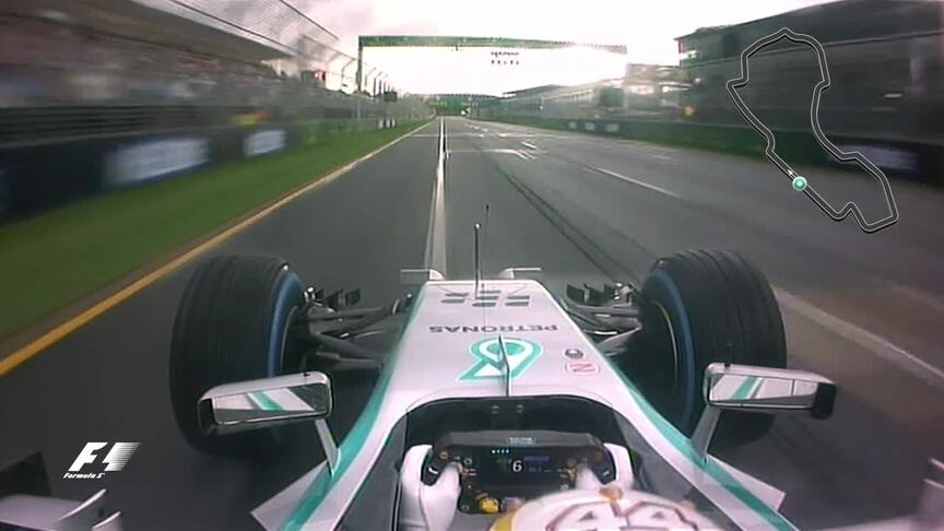 Australia 2014 - Lewis Hamilton onboard lap