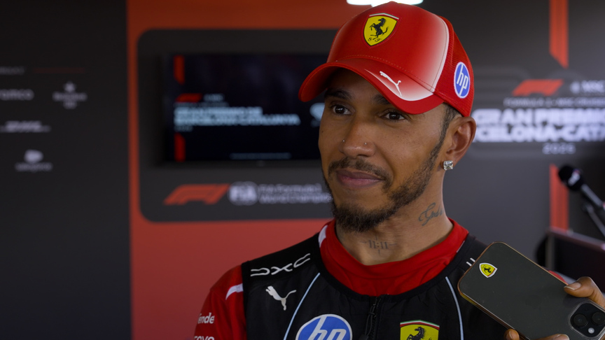 Emotional Hamilton says maiden Ferrari win is ‘something I’ll never forget’