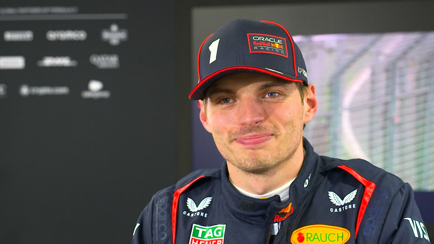 P3 Verstappen ‘not surprised’ at gap to McLaren