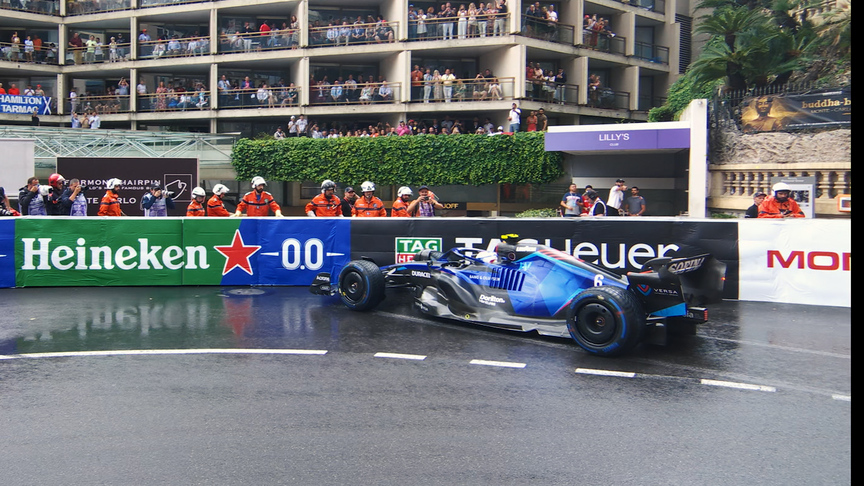 2022 Monaco Grand Prix: Latifi and Stroll hit the barriers on wet formation lap in Monaco