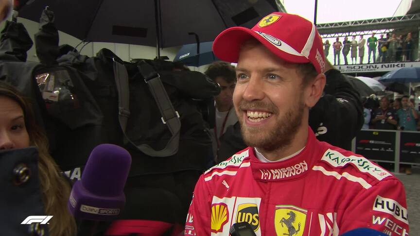 VETTEL: Very close between Ferrari and Mercedes