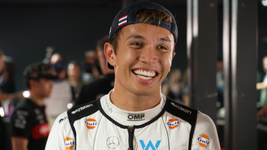 Albon surprised to finish in points from P17 start in Sprint