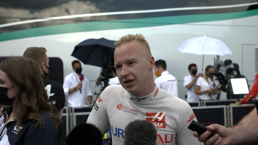 Nikita Mazepin: 'I do my very best' but 'I'm just a carrot to be caught'