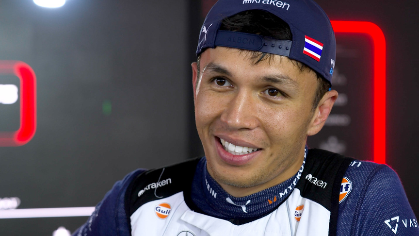 Albon explains bizarre incident that saw him leave the garage with fan still attached to his car in Q3