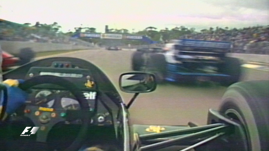 Classic onboard: Johnny Dumfries, Adelaide 1986