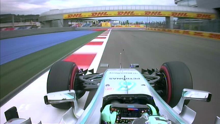 Onboard pole position lap - Russia