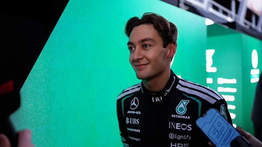 George Russell: 'Car is feeling nice to drive'