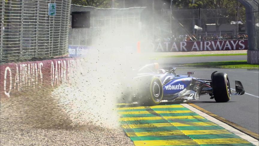 2024 Australian GP FP2: Sargeant gives Williams a scare with spin in second practice