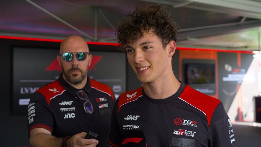 Bearman predicting a two-stop race after Friday practice in Barcelona